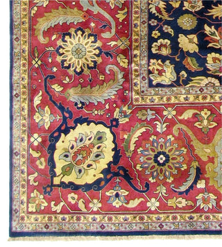 Exquisite Rugs Antique Weave 5905 Navy Area Rug Corner Image