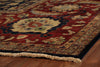 Exquisite Rugs Antique Weave 5905 Navy Area Rug Closeup Image