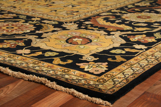 Exquisite Rugs Antique Weave 5906 Gold/Rust Area Rug Corner Image