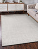 Exquisite Rugs Alpine 5966 Silver/Ivory Area Rug 