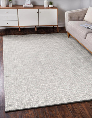 Exquisite Rugs Alpine 5966 Silver/Ivory Area Rug 