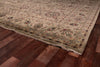 Exquisite Rugs Antique Weave Sultanabad 5991 Green Area Rug Corner Image