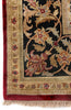 Exquisite Rugs Polonaise 6042 Burgundy Area Rug Closeup Image