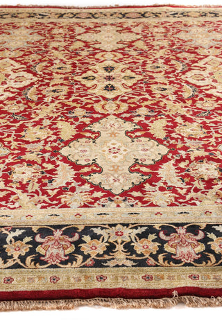 Exquisite Rugs Polonaise 6042 Burgundy Area Rug Lifestyle Image Feature