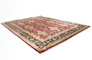 Exquisite Rugs Polonaise 6042 Burgundy Area Rug Detail Image
