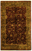 Exquisite Rugs Super Kashan 6046 Maroon/Green Area Rug main image