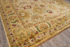 Exquisite Rugs Polonaise 6063 Ivory/Gold Area Rug Corner Image