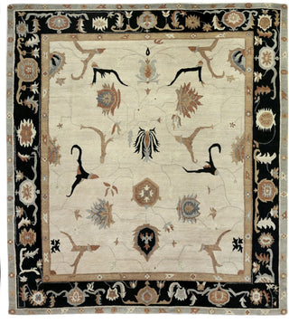 Exquisite Rugs Roman 6081 Ivory/Black Area Rug main image