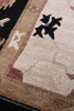 Exquisite Rugs Roman 6081 Ivory/Black Area Rug Closeup Image