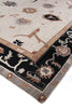 Exquisite Rugs Roman 6081 Ivory/Black Area Rug Lifestyle Image Feature