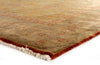 Exquisite Rugs Super Mashad 6115 Light Gold/Gray Area Rug Closeup Image