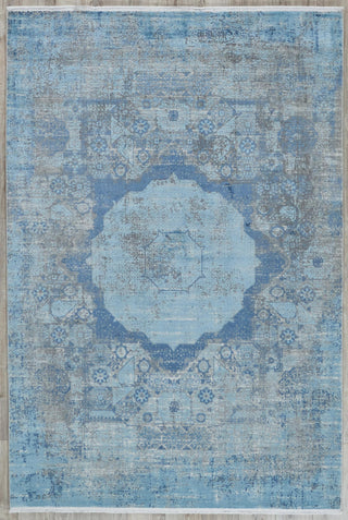 Exquisite Rugs Palace 6169 Ivory/Blue Area Rug by The Met main image