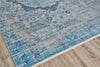 Exquisite Rugs Palace 6169 Ivory/Blue Area Rug by The Met Corner Image