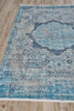 Exquisite Rugs Palace 6169 Ivory/Blue Area Rug by The Met Closeup Image