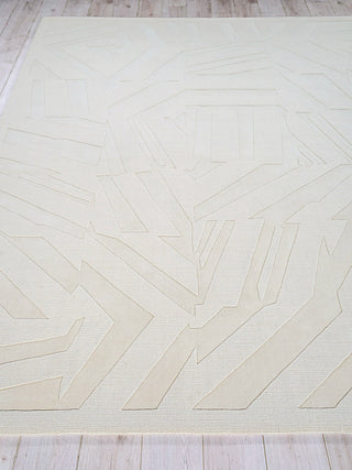 Exquisite Rugs Tempo 6193 Light Beige Area Rug Closeup Image