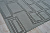 Exquisite Rugs Tempo 6209 Charcoal Gray Area Rug Corner Image