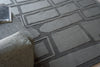 Exquisite Rugs Tempo 6209 Charcoal Gray Area Rug Lifestyle Image Feature