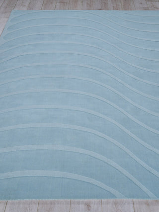 Exquisite Rugs Tempo 6234 Light Blue Area Rug Closeup Image