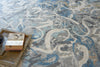 Exquisite Rugs Gianni 6246 Blues/Silver/Ivory Area Rug Lifestyle Image Feature