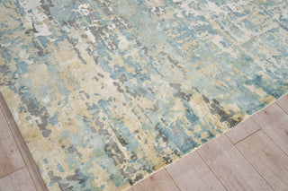 Exquisite Rugs Gianni 6250 Blue/Beige/Ivory Area Rug by The Met Corner Image