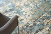Exquisite Rugs Gianni 6250 Blue/Beige/Ivory Area Rug by The Met Lifestyle Image Feature