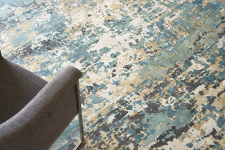 Exquisite Rugs Gianni 6250 Blue/Beige/Ivory Area Rug by The Met Lifestyle Image Feature