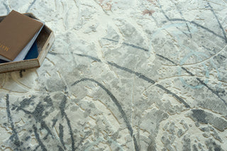 Exquisite Rugs Gianni 6251 Gray/Silver/Rust Area Rug by The Met Lifestyle Image Feature