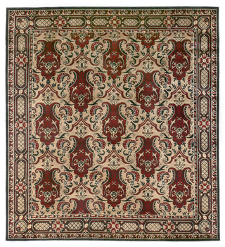 Exquisite Rugs Contemporary 6270 Black/Red Area Rug main image