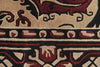 Exquisite Rugs Contemporary 6270 Black/Red Area Rug Closeup Image