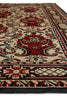 Exquisite Rugs Contemporary 6270 Black/Red Area Rug Pile Image