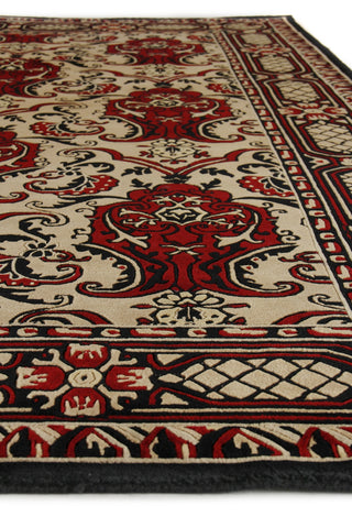 Exquisite Rugs Contemporary 6270 Black/Red Area Rug Pile Image