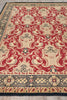Exquisite Rugs Contemporary 6273 Burgundy Area Rug Closeup Image