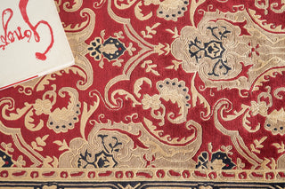 Exquisite Rugs Contemporary 6273 Burgundy Area Rug Lifestyle Image Feature