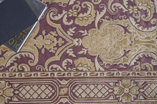 Exquisite Rugs Contemporary 6274 Eggplant Area Rug Lifestyle Image Feature
