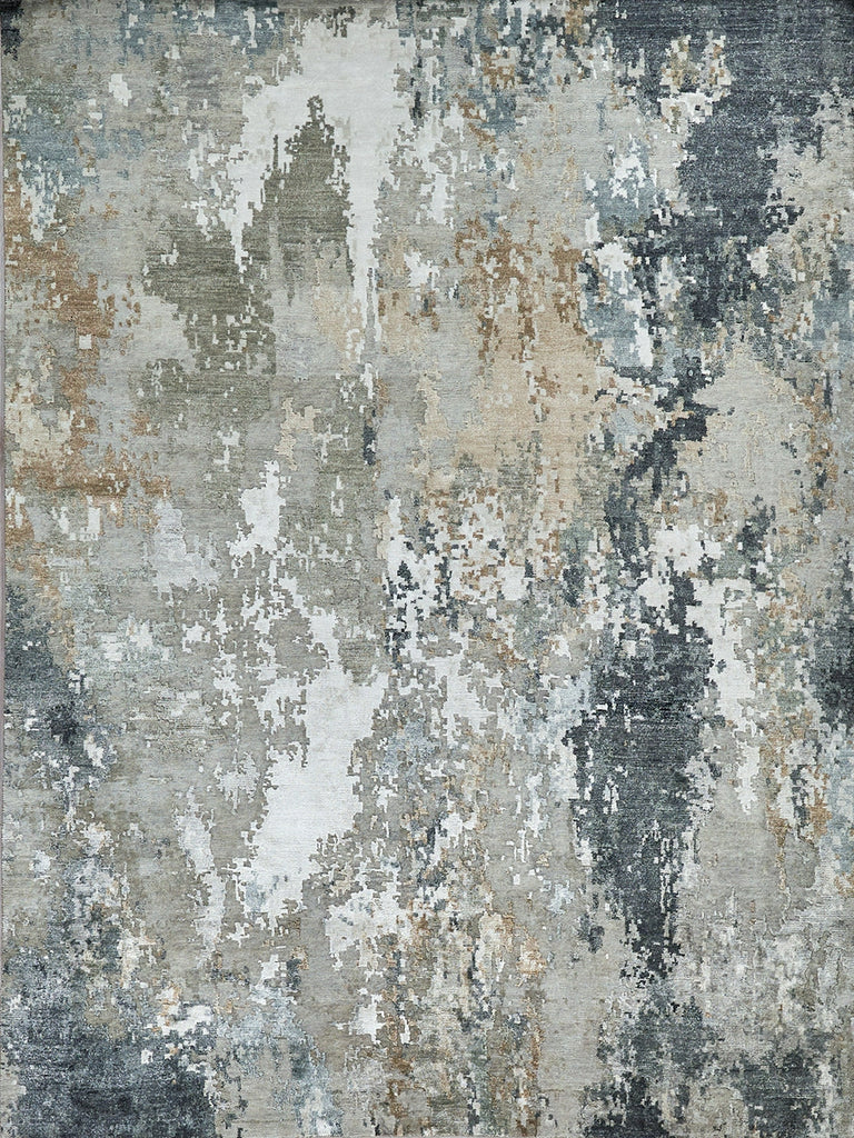 Exquisite Rugs Cosmo 6312 Silver/Beige/Blue Area Rug main image