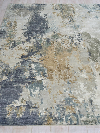 Exquisite Rugs Cosmo 6312 Silver/Beige/Blue Area Rug 