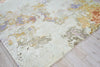 Exquisite Rugs Cosmo 6313 Ivory/Beige/Blue Area Rug Corner Image