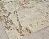 Exquisite Rugs Luxury Laureno 6319 Ivory/Beige Area Rug Corner Image