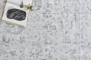 Exquisite Rugs Dorchester 6321 Ivory/Silver Area Rug Detail Image