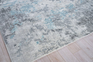 Exquisite Rugs Sky 6327 Gray/Blue Area Rug Corner Image