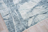 Exquisite Rugs Kyoto 6333 Silver/Blue Area Rug Corner Image