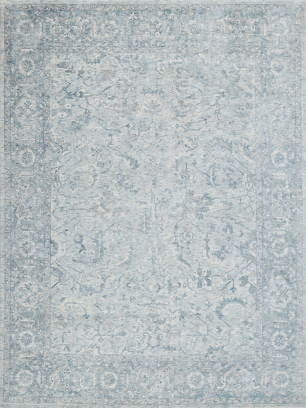 Exquisite Rugs Tuscany 6341 Ivory/Blue Area Rug
