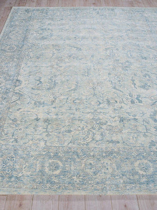 Exquisite Rugs Tuscany 6341 Ivory/Blue Area Rug Closeup Image