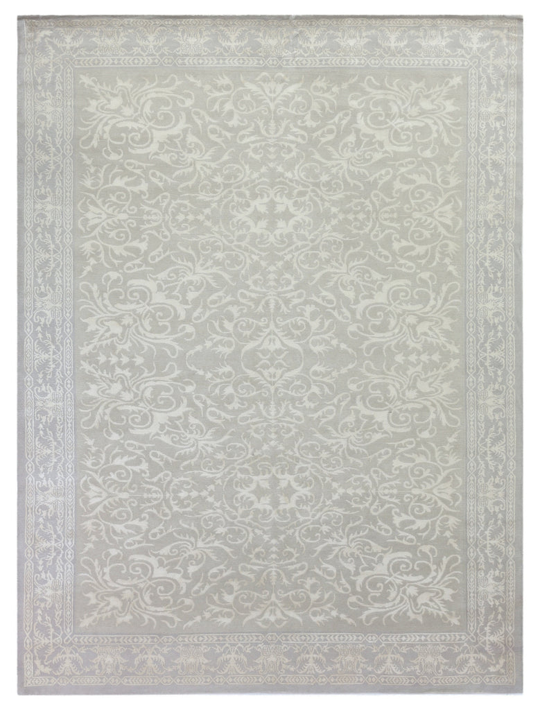 Exquisite Rugs Velvet 6371B Ivory/Silver Area Rug main image