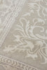 Exquisite Rugs Velvet 6371B Ivory/Silver Area Rug Closeup Image