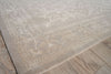 Exquisite Rugs Velvet 6371B Ivory/Silver Area Rug 