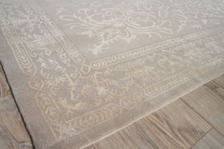 Exquisite Rugs Velvet 6371B Ivory/Silver Area Rug 