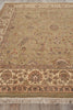 Exquisite Rugs Moghul 6420 Light Green/Gold Area Rug Closeup Image