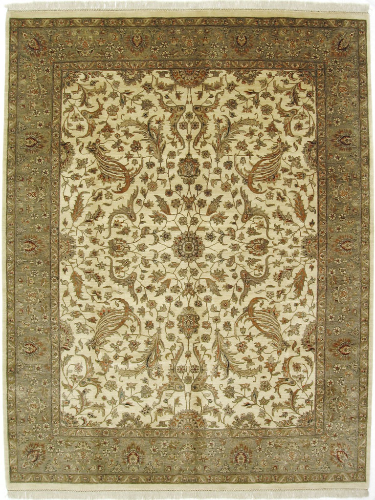 Exquisite Rugs Moghul 6425 Gold/Green Area Rug main image