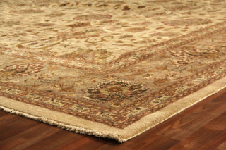 Exquisite Rugs Fine Zeigler 6457 Ivory/Beige Area Rug Corner Image